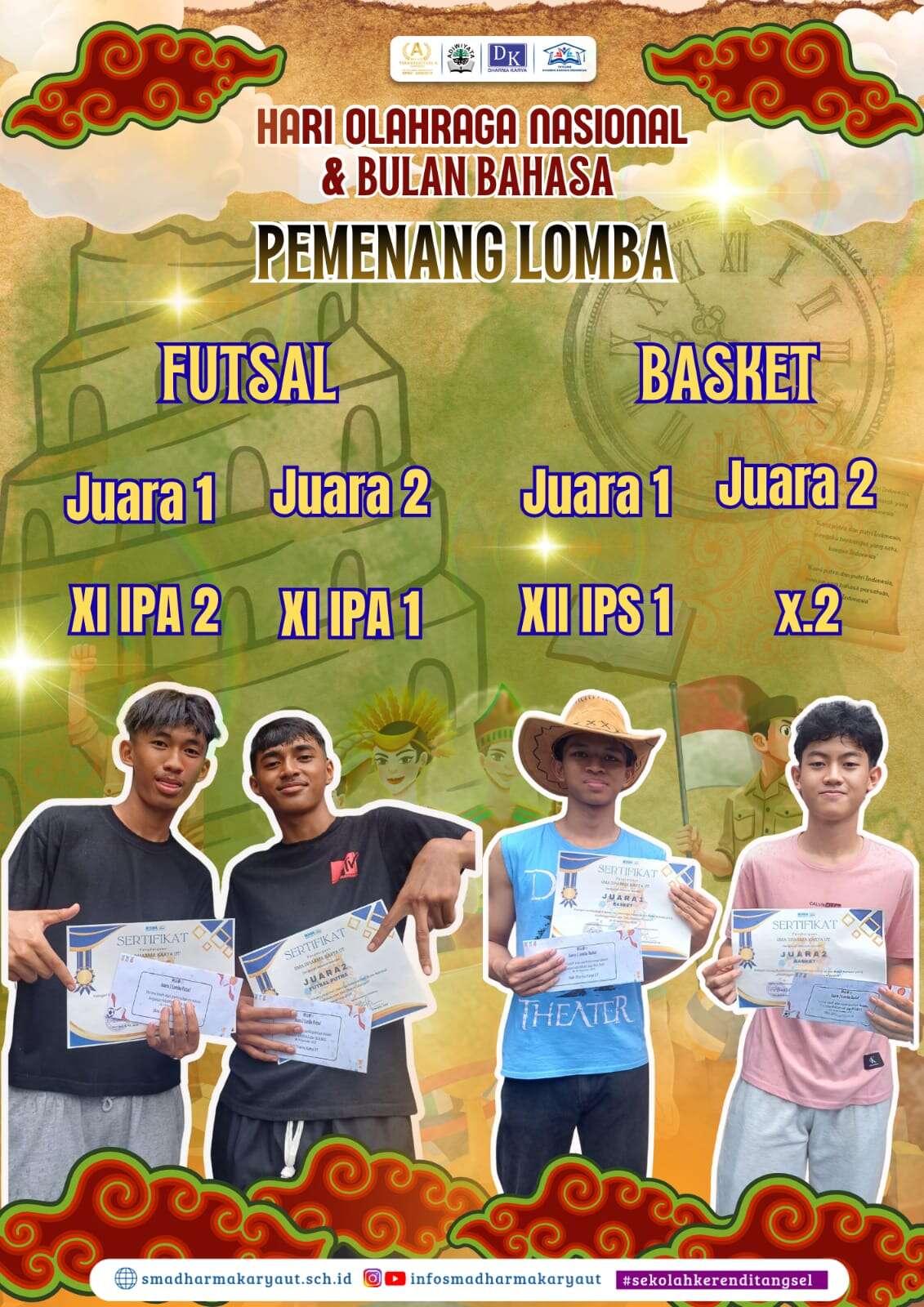 HAORNAS DAN BULAN BAHASA SMA DHARMA KARYA UT 2025